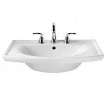 American Standard Tropic Pedestal/Drop In Porcelain 21.000 27.000 Bathroom Sink 0404.008.020 White