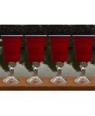 4 Pack Redneck SOLO Wine Cup -..