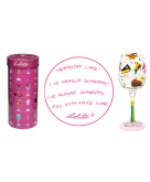 Birthday Cake Wine Glass by Lo..