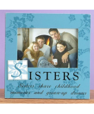 *Sisters* Blue Wood Frame..