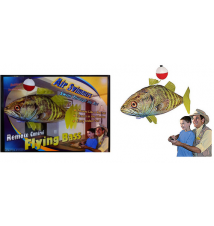 Air Swimmers Remote Control Inflatable Flying Bass Fish 