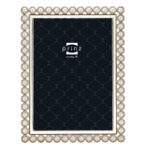 Amelie Ivory With Pearls Metal 4* x 6* Frame 