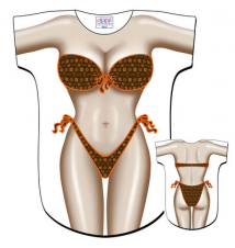 Designer Princess Bikini Body Tee Shirt Cover-Up #43