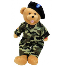 Army Bear *The Army Goes Rolling Along* Chantilly Lane Bear #179