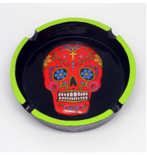 Day Of The Dead Red Head Ashtray