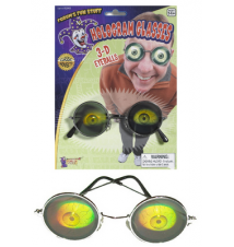 3D Eyeballs Hologram Glasses