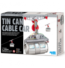 4M Tin Can Cable Cars by Toysmith