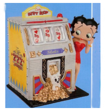 Betty Boop Lady Luck Slot Machine Cookie Jar