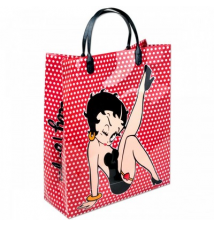 Betty Boop Polka Dot Plastic Reuseable Gift Bag