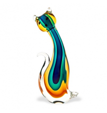 Badash Crystal Art J447 Glass Cat