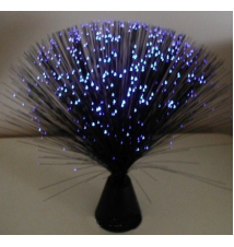 Black Fiber Optic Spray Table Lamp
