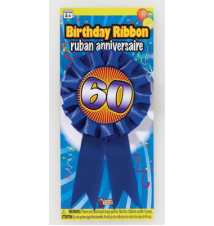 Birthday Ribbon- *60* By Forum Novelties