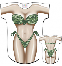 Camouflage Bikini Body Tee Shirt Cover-Up #37