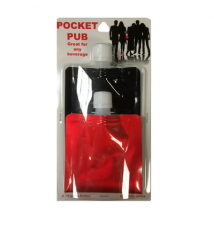 2 Pack Pocket Pub Disposable Flask With Funnel