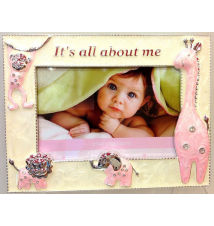 *It*s All About Me* Baby Girl Photo Frame