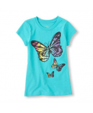 bold butterflies graphic tee
C..
