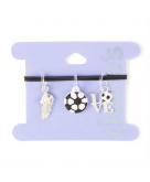 Soccer Rubber Band Charms Set ..
