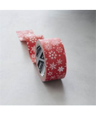Red and White Snowflake Tape
C..