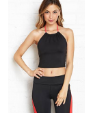 Cropped Athletic Halter Top
Fo..
