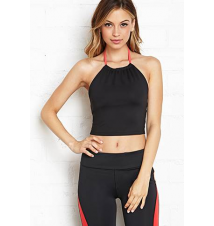 Cropped Athletic Halter Top
Forever 21
