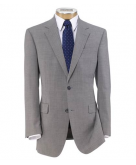 Executive 2-Button Wool Suit B..
