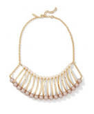 Faux-Pearl Accordion Necklace
..