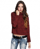Cable-Knit Turtleneck Sweater
..