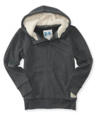 Kids' Sherpa Solid Zip-Front H..