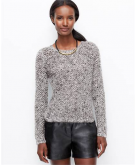 Marled Shirttail Hem Sweater
A..