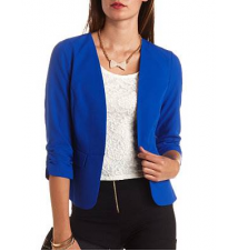 Collarless Hook-and-Eye Front Blazer
Charlotte Russe
