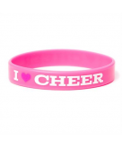 I Love Cheer Rubber Bracelet
C..
