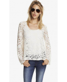 BELL SLEEVE LACE TRAPEZE TOP
E..