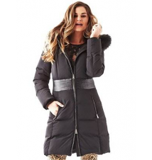 Long-Sleeve Quilted Belt Trench Coat
Guess
