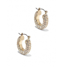 Pave Glass Accent Hoop Earring
New York & Company
