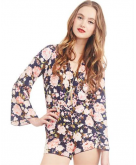 Floral Bell Sleeve Romper
The ..