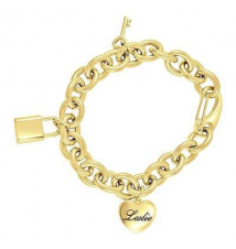 Ladies' Name Locket Bracelet in Gold Ion-Plated Stainless Steel (8 Characters)
Zales
