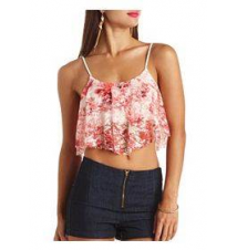 Floral Print Lace Swing Crop Top
Charlotte Russe
