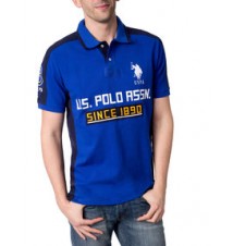 Big Logo Color Block Polo Shirt